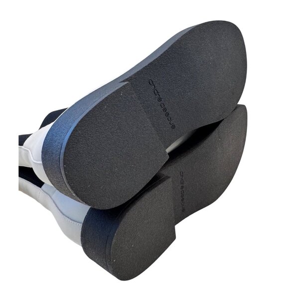 Andre Assous Violet Ivory/Black Size 6 M Women's Water Resistant Boot NWB - Picture 4 of 16